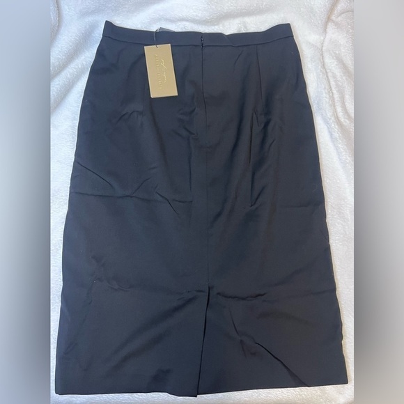 NWT BURBERRY Pencil Skirt Size 8 - BLACK - Picture 5 of 14